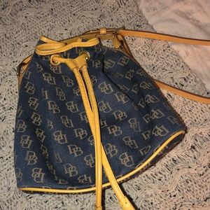 Dooney & Bourke Denim Satchel Handbag